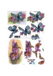 LeSuh 3D Etappen Bogen Schmetterlinge 