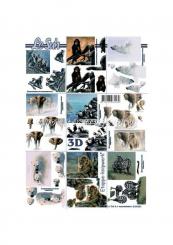 LeSuh 3D Etappen Bogen Tiere klein 