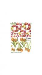 LeSuh 3D Etappen Bogen Tulpe Kranz 