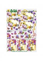 LeSuh 3D Etappen Bogen Veilchen 