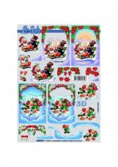 LeSuh 3D Etappen Bogen Weihnachts-Entchen 