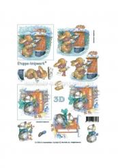LeSuh 3D Etappen Bogen Weihnachtsbriefkasten 