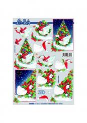 LeSuh 3D Etappen Bogen Weihnachtsgänze 