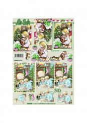 LeSuh 3D Etappen Bogen Weihnachtskinder 