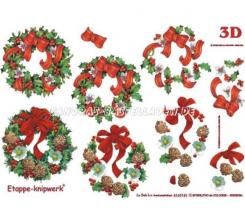 LeSuh 3D Etappen Bogen Weihnachtskränze 