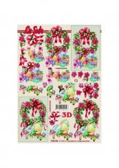 LeSuh 3D Etappen Bogen Weihnachtskranz 