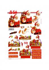 LeSuh 3D Etappen Bogen Weihnachtsmann 