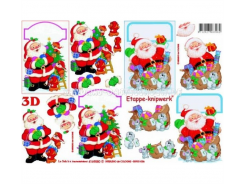 LeSuh 3D Etappen Bogen Weihnachtsmann 