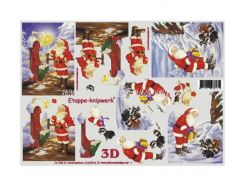 LeSuh 3D Etappen Bogen Weihnachtsmann 