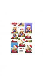 LeSuh 3D Etappen Bogen Weihnachtsmannbärchen 