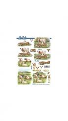 LeSuh 3D Etappen Kühe 