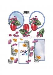 LeSuh 3D Etappenbogen Blumen 