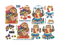 LeSuh 3D Etappenbogen Glückwunsch Igel 