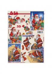 LeSuh 3D Etappenbogen Weihnachtsmann 