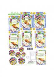 LeSuh 3D Pyramiden Bogen Blumen 