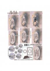 LeSuh 3D Pyramiden Bogen Eisbär 