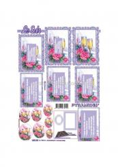 LeSuh 3D Pyramiden Bogen Gratulation 