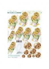 LeSuh 3D Pyramiden Bogen Hunde 