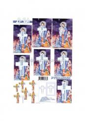 LeSuh 3D Pyramiden Bogen Madonna Kreuz 