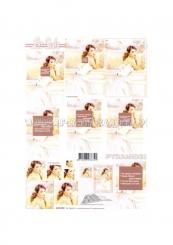 LeSuh 3D Pyramiden Bogen Mädchen/Konfirmaion 