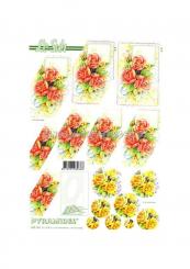 LeSuh 3D Pyramiden Bogen Rosen 