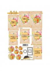 LeSuh 3D Pyramiden Bogen Rosen 