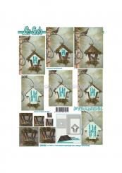 LeSuh 3D Pyramiden Bogen Vögelchen 