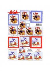 LeSuh 3D Pyramiden Bogen Weihnachten Pinguin und Ente 