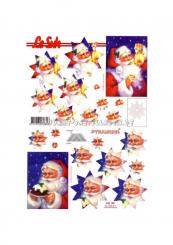 LeSuh 3D Pyramiden Bogen Weihnachtsmann 