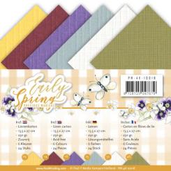 Leinenkartonpack - 13,5 x 27 cm- Precious Marieke - Early Spring – 250gr - 