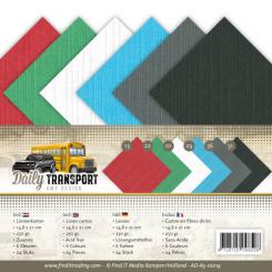 Leinenkartonpack -  DIN A5 - Amy Design - Daily Transport – 250gr - 