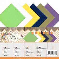 Leinenkartonpack -  DIN A5 - Precious Marieke - Spring Delight – 250gr - 