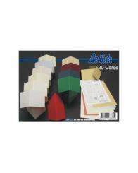 Lesuh 20 Ständer Karten UNI ( stehende Karten ) 