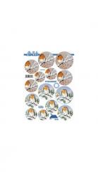 Lesuh 3D Pyramiden Bogen Rotkehlchen 