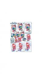 Lesuh 3D Pyramiden Bogen im Schnee 