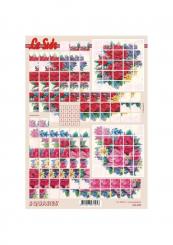 Lesuh 3D Squares Blumen 