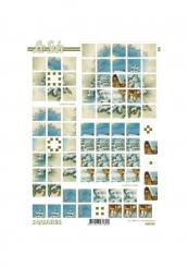 Lesuh 3D Squares Weihnachtshirsche 