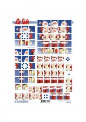 Lesuh 3D Squares Weihnachtsmann 