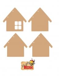 Let's get Bizzee Album haus 4 Teilig MDF 150 x 150MM 