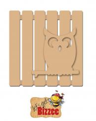 Let's get Bizzee Fechten Eule MDF 250 x 250MM 