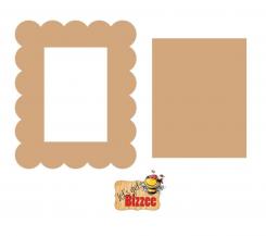 Let's get Bizzee Fotorahmen 2 ST MDF 240 x 200MM 