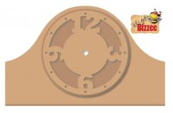 Let's get Bizzee Pendeluhr (4-teilig) MDF 187 x 298MM 