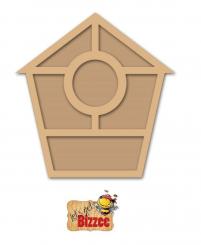 Let's get Bizzee Rahmen Birdhouse MDF 194 x 200MM 
