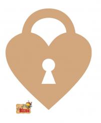 Let's get Bizzee Vorhängeschloss (2 ST) MDF 200 X 235MM 