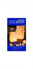Luminaria 8 Deko-Licht-Tüten Weihnachtsstern, 26x15x9cm + 16x11x11cm / 4+4 