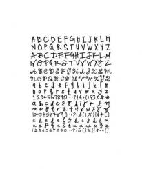 MAKING MEMORIES Slice MS+ Design Card, Handwritten Fonts 