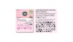 MAKING MEMORIES Slice MS+ Design Card, Think Pink 