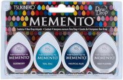 Tsukineko Memento Dew Drops Stempelkissen  4er Set - Dolphin Play 