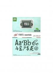 Making Memories Slice Design Card, Fonts 