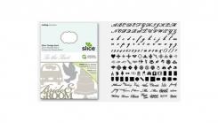 Making Memories Slice Design Card tie the knot 